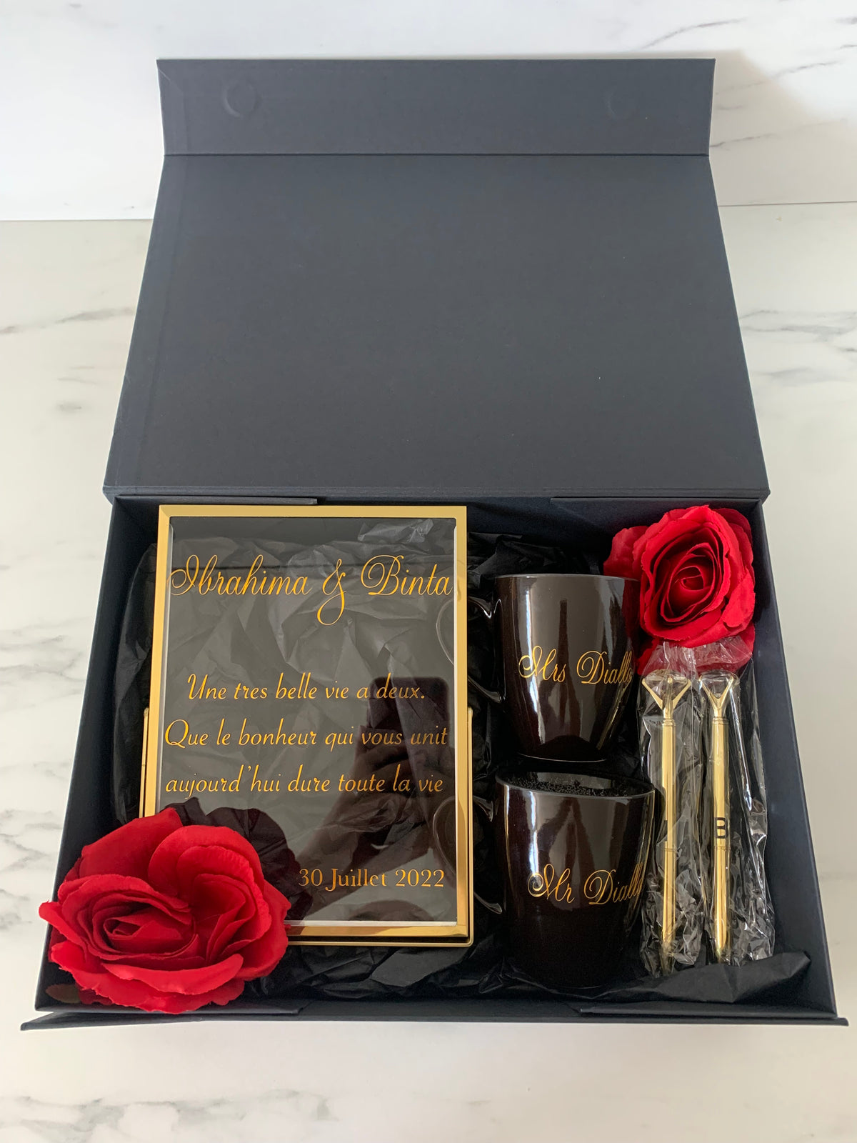 Coffret cadeau personnalisé